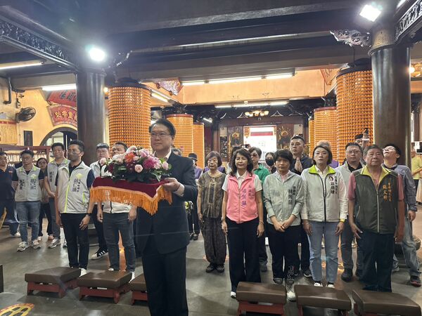 ▲▼林右昌赴花蓮。（圖／民進黨提供）