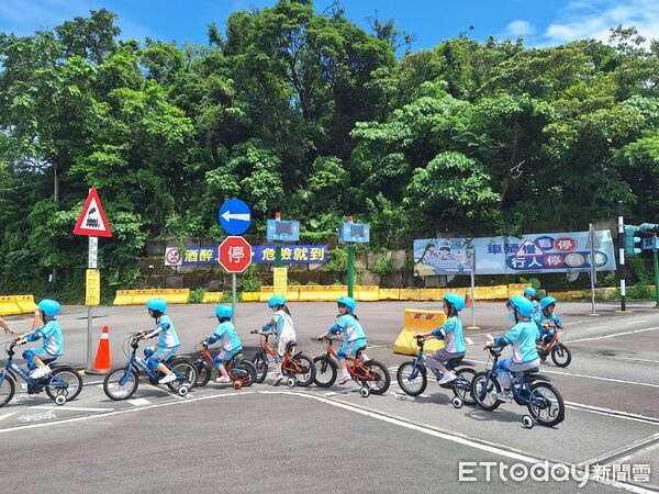 ▲基隆幼兒交通安全體驗。（圖／記者郭世賢翻攝）