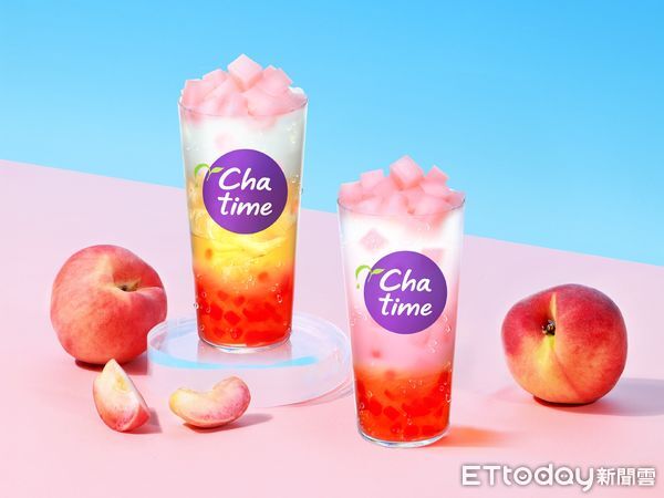 ▲▼日出茶太推出升級版「蜜桃系列」夏季限定品項。（圖／日出茶太提供）