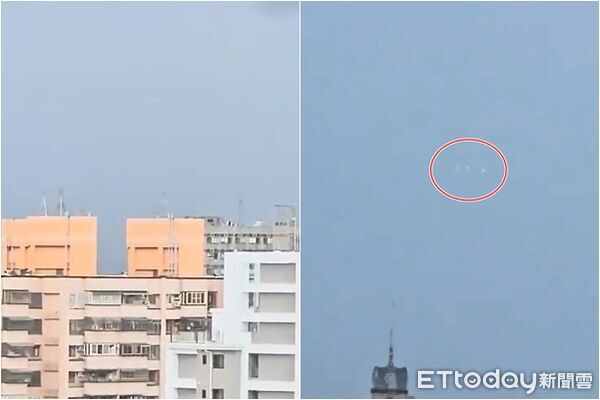 ▲▼雲林拍到疑似UFO飛碟之不明飛行物體。（圖／民眾提供）