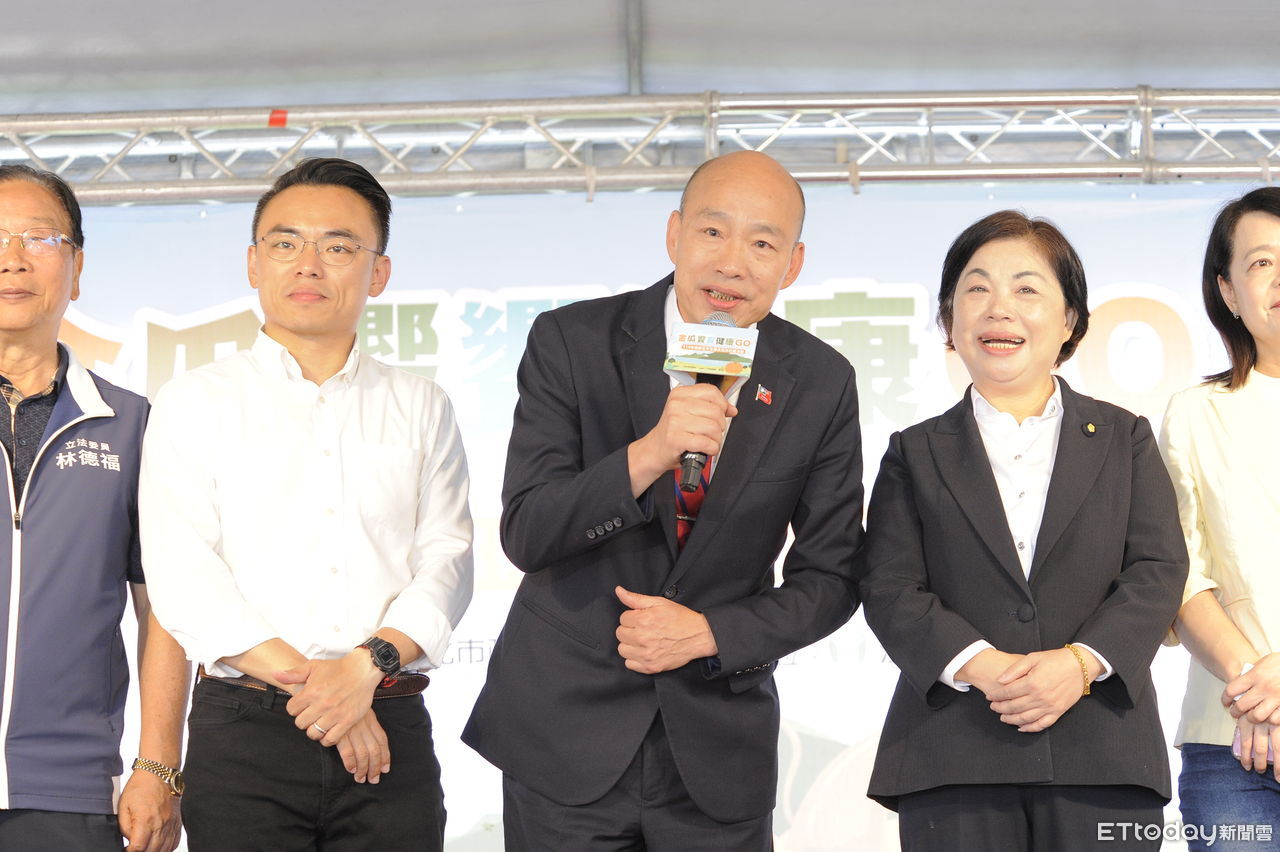 聽聞淡水推廣南瓜「挫一下」　韓國瑜讚侯友宜：這就是優秀父母官