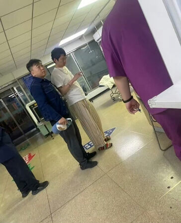 ▲馬思純男友被目擊到出入急診室、派出所。（圖／翻攝自馬思純微博）