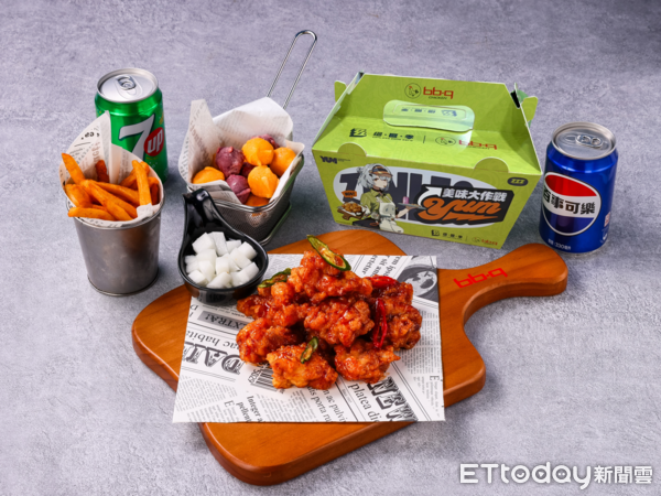 ▲▼「bb.q CHICKEN」找來HoYoverse旗下手遊《絕區零》推出「美味大作戰」聯名活動。（圖／業者提供）