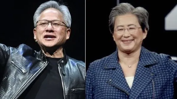 ▲▼達執行長黃仁勳、超微（AMD）執行長蘇姿丰。（圖／路透社／合成圖）