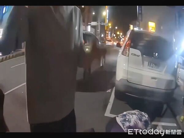 ▲▼酒後嫌母親碎念還拉扯頭髮，路人勸架反而激怒，男子後來被壓制。（圖／民眾提供，下同）