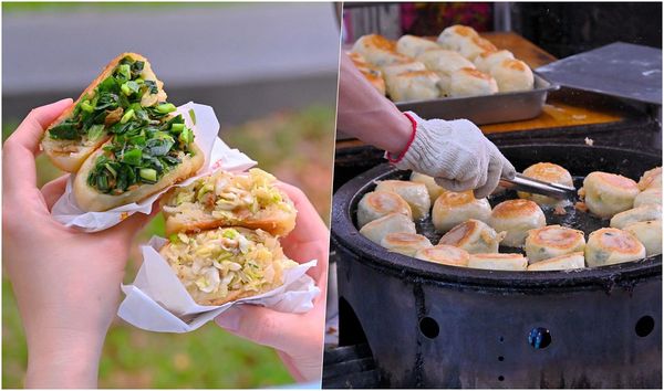 ▲▼美村路最好吃水煎包，爆量內餡高麗菜。（圖／部落客橘子狗提供）