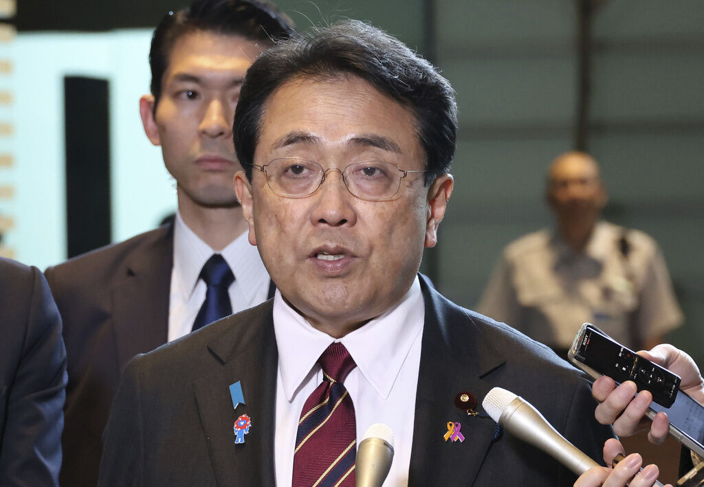 ▲▼日本經濟再生擔當大臣赤澤亮正地5度訪美談判。（圖／達志影像／美聯社）