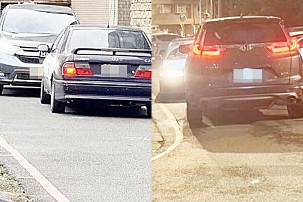 ▲▼中壢兩車在巷弄相逢僵持，從天亮到天黑。（圖／翻攝自臉書《社會事新聞影音》）