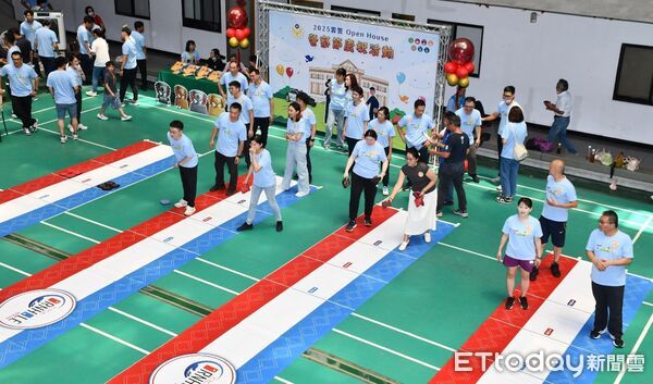 ▲雲林縣警察局今日舉辦「警察節慶祝活動暨家庭日」，首度開放局內園區辦理「Open House」園遊會。（圖／記者游瓊華翻攝）