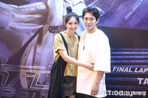 ▲李千那、黃尚禾出席林俊傑大巨蛋演唱會。（圖／記者林敬旻攝）