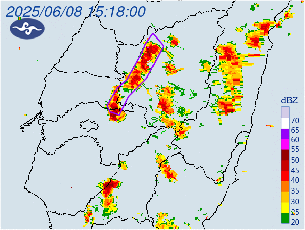 ▲▼大雷雨。（圖／氣象署）