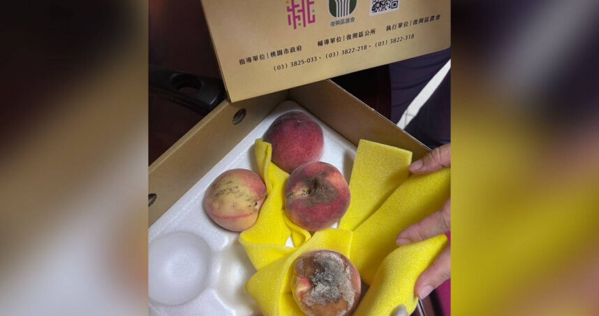拉拉山水蜜桃2盒1200元！　她買完回家一看超傻眼：只有1顆能吃