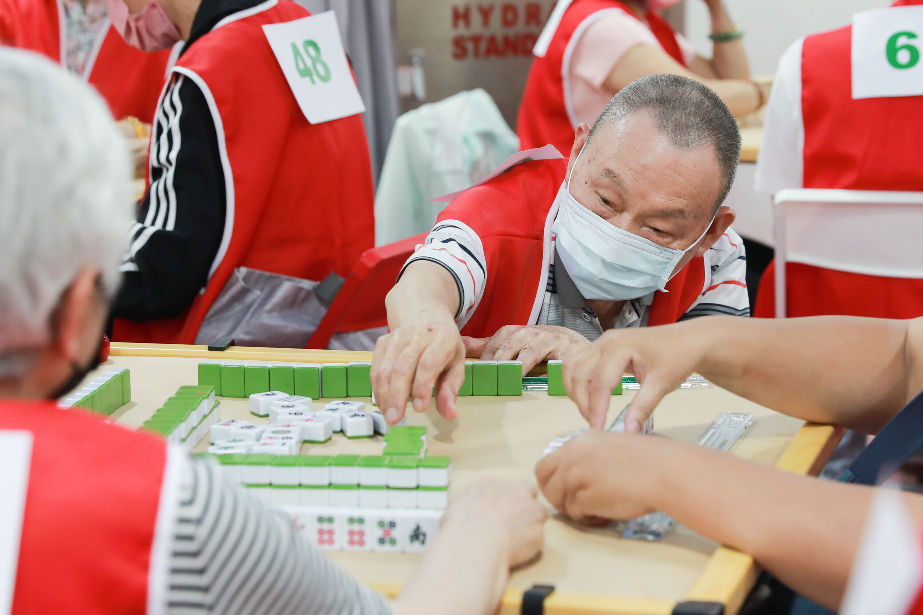 ▲▼東森廣場台北車站麻將大賽。（圖／記者周宸亘攝）