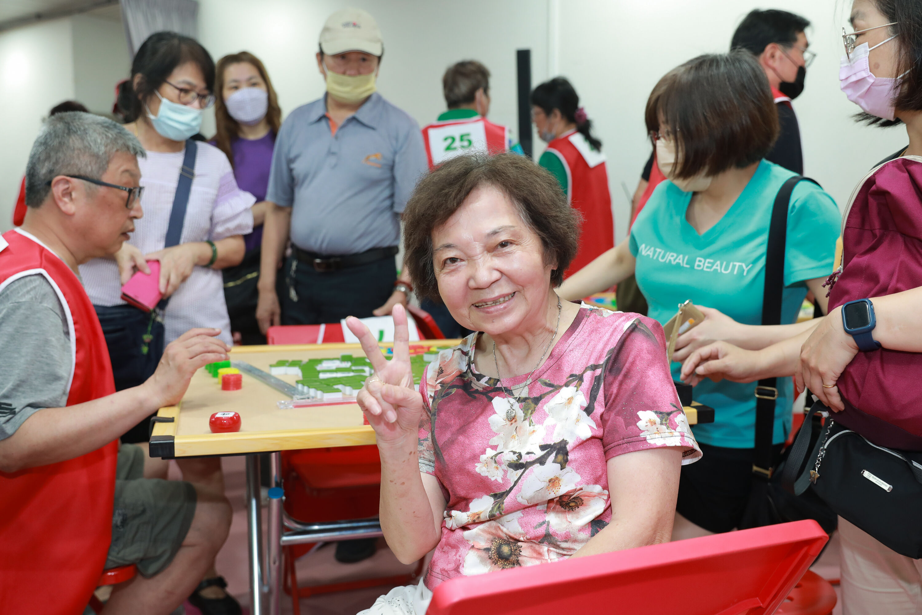 ▲▼東森廣場台北車站麻將大賽。（圖／記者周宸亘攝）