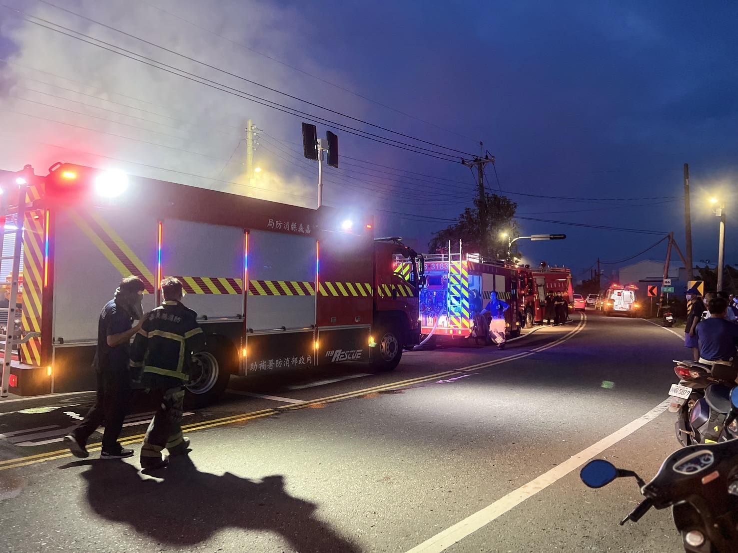 ▲▼林岱杰在臉書上分享這起火警的資訊。（圖／翻攝臉書／嘉義縣議員-林岱杰）