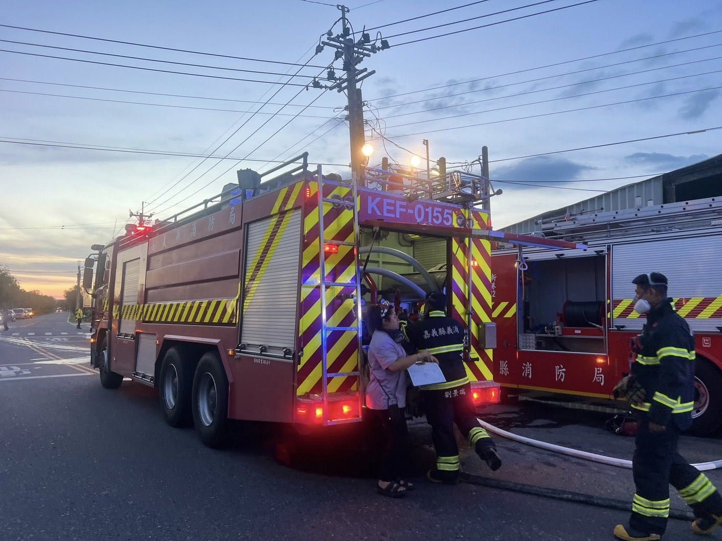 ▲▼林岱杰在臉書上分享這起火警的資訊。（圖／翻攝臉書／嘉義縣議員-林岱杰）