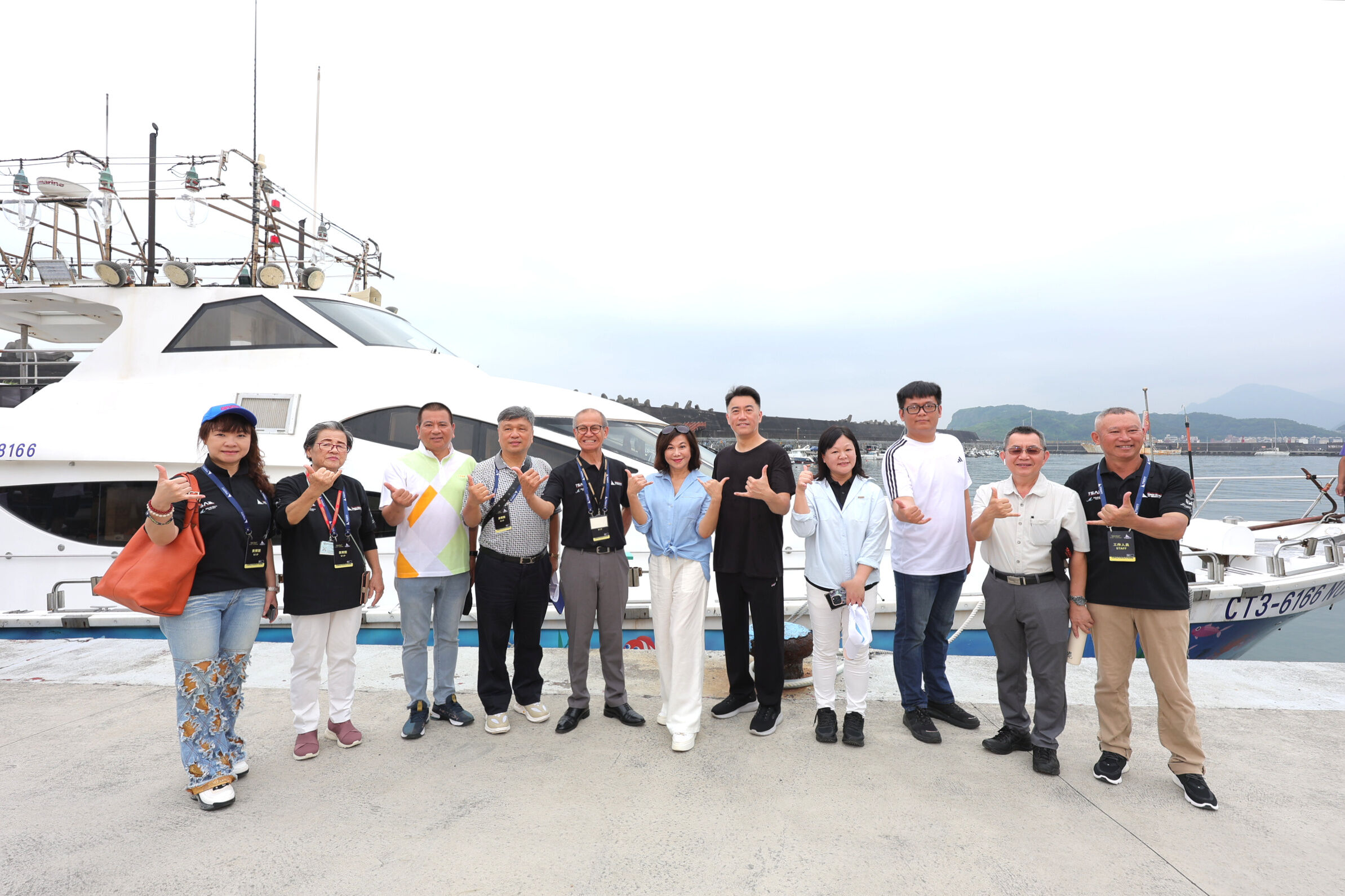 ▲台琉國際帆船賽揚帆基隆嶼。（圖／記者郭世賢翻攝）