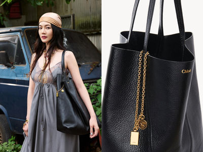 曾之喬新手媽媽穿搭超美！Chloé「Spin」流浪包搭頭巾走波西米亞風