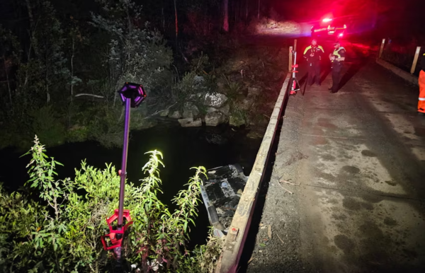 ▲▼情侶澳洲自駕遊！疑導航帶錯路　失聯3天「車墜橋」雙亡。（圖／翻攝自X）