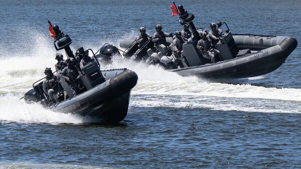 ▲▼總統賴清德視導「海安12號」演習。（圖／總統府提供）