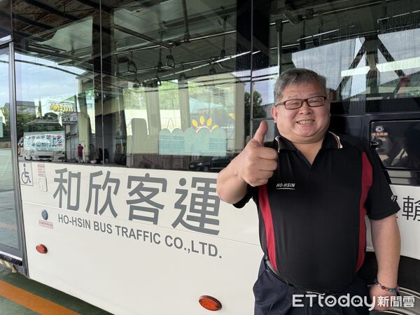 ▲台中市公車司機黃冠瑋。（圖／台中市交通局提供）