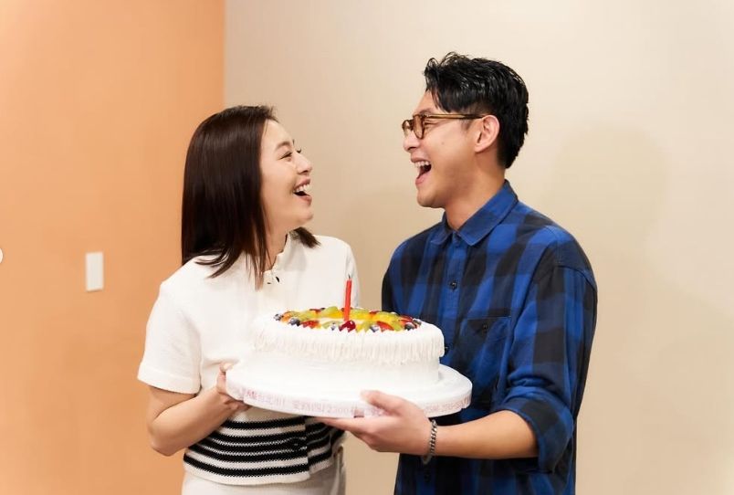 ▲▼劉品言、連晨翔合照。（圖／翻攝自Instagram／esther88）