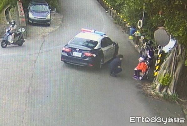 ▲警方調閱監視器發現陳婦身影。（圖／八德警分局提供）