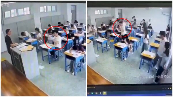 中國高考發生意外插曲。（翻攝X@whyyoutouzhele）