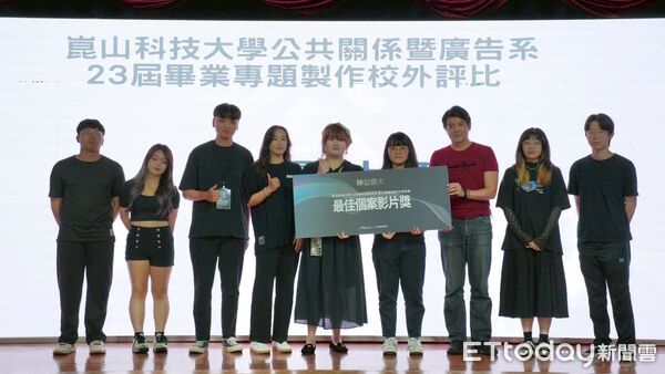 ▲崑山科大高鑀娳以實務專案展現跨域實力，勇奪智育與群育獎。（記者林東良翻攝，下同）