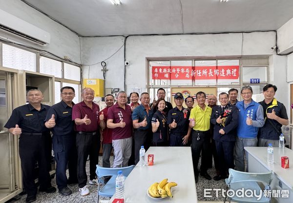 ▲內埔警分局佳佐派出所新任所長周昇華。（圖／記者陳崑福翻攝）