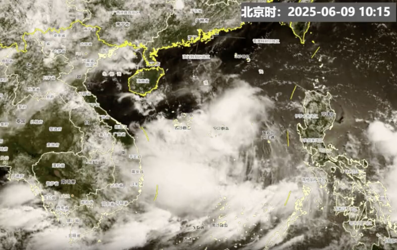 ▲2025年首颱「蝴蝶」即將形成，預計在週末影響大陸華南地區。（圖／翻攝中國天氣）