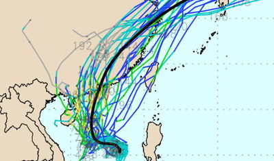 最新迴轉路徑曝　颱風可能生成帶「劇烈降雨」