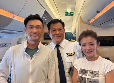 嬤昏迷差點轉降「醫護夫妻」驚險救人　華航機長親致謝