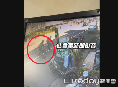 檳榔攤擺水泥柱當路霸!學生騎單車撞上 慘摔趴地畫面曝