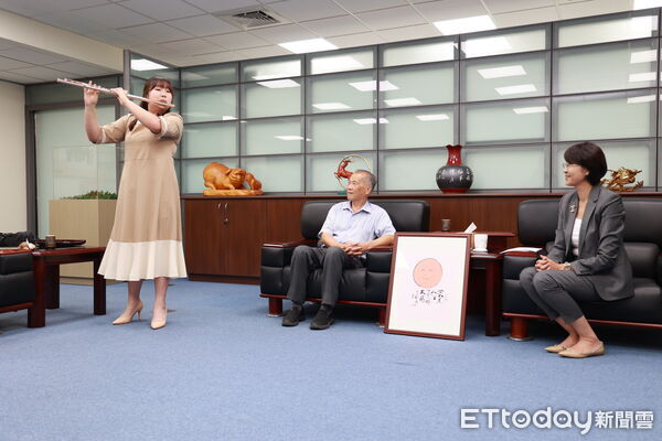 ▲南投縣年輕音樂家李盈箴獲五所國立大學音樂系長笛榜首。（圖／南投縣政府提供）