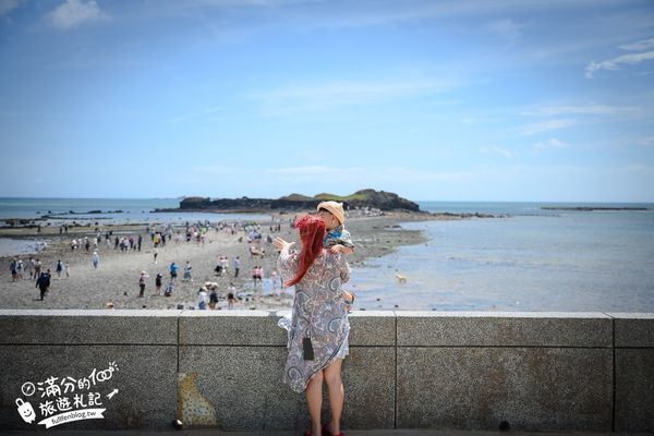 ▲▼澎湖必玩「奎壁山摩西分海」2025開放時間＆潮汐時刻表、澎湖最美的海上巨龍步道。（圖／部落客滿分提供）