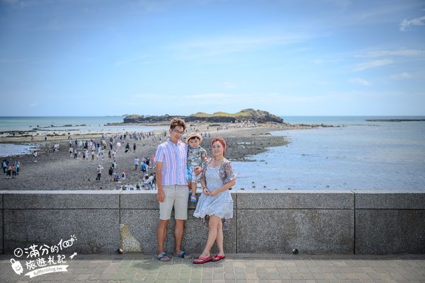 ▲▼澎湖必玩「奎壁山摩西分海」2025開放時間＆潮汐時刻表、澎湖最美的海上巨龍步道。（圖／部落客滿分提供）