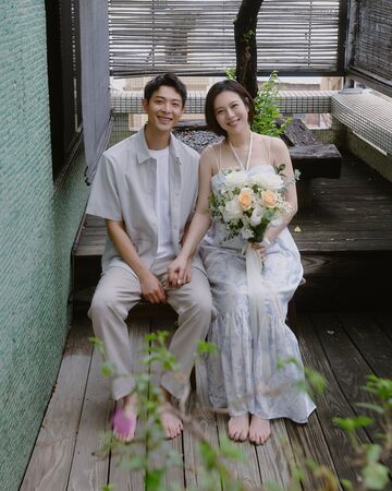 ▲▼劉品言懷孕，曾之喬留言祝福。（圖／翻攝自Instagram／esther88）