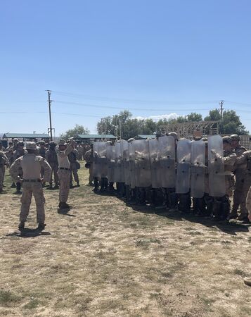 ▲▼ 美國北方司令部發布照片，第七陸戰團第二營陸戰隊員集結前往大洛杉磯地區。（圖／翻攝自U.S. Northern Command）