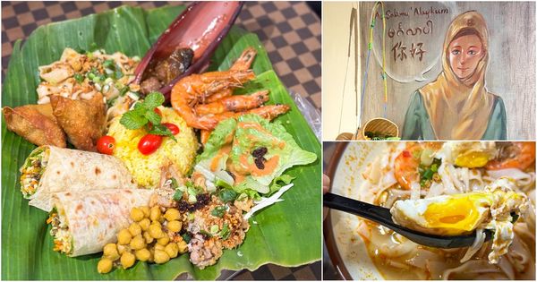 ▲▼龍岡忠貞市場美食，緬甸華僑家鄉味與清真香料料理，超特別簸箕飯必點。（圖／部落客VIVIYU提供）