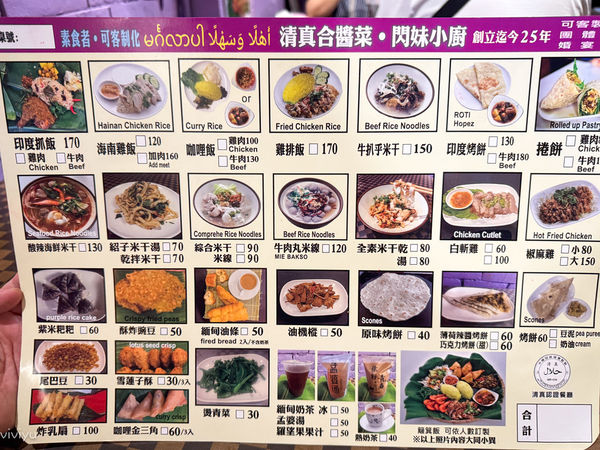 ▲▼龍岡忠貞市場美食，緬甸華僑家鄉味與清真香料料理，超特別簸箕飯必點。（圖／部落客VIVIYU提供）