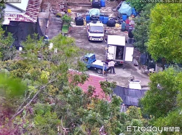 ▲法務部調查局破獲位於高雄杉林的芭樂果園製毒工廠，查扣大量毒品原料與設備。（記者林東良翻攝，下同）