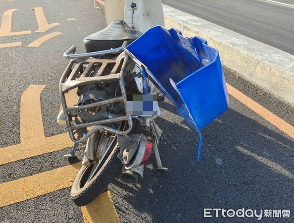 ▲▼雲林縣北港鎮164線有70歲蔡姓婦女騎著機車遭撞身亡。（圖／記者游瓊華翻攝）