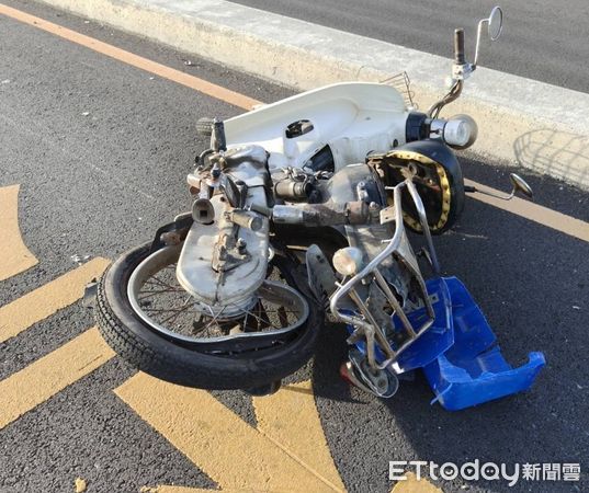 ▲▼雲林縣北港鎮164線有70歲蔡姓婦女騎著機車遭撞身亡。（圖／記者游瓊華翻攝）