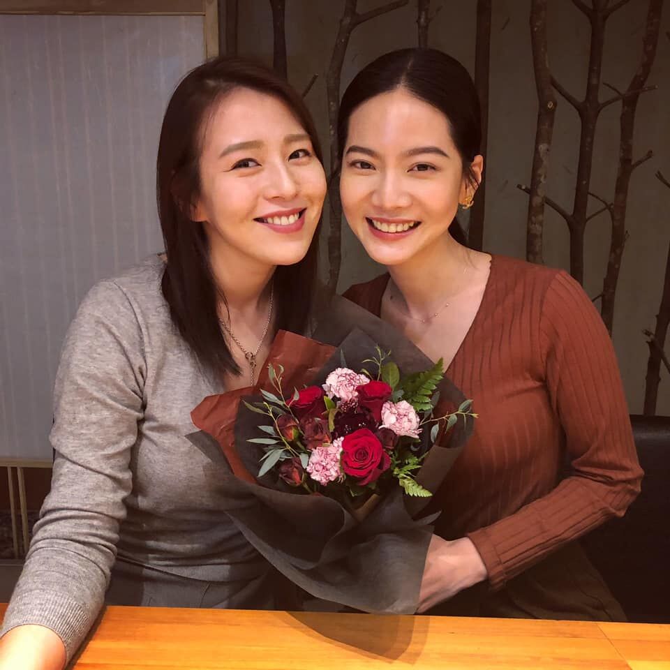 ▲▼劉品言懷孕，曾之喬留言祝福。（圖／翻攝自Instagram／esther88）