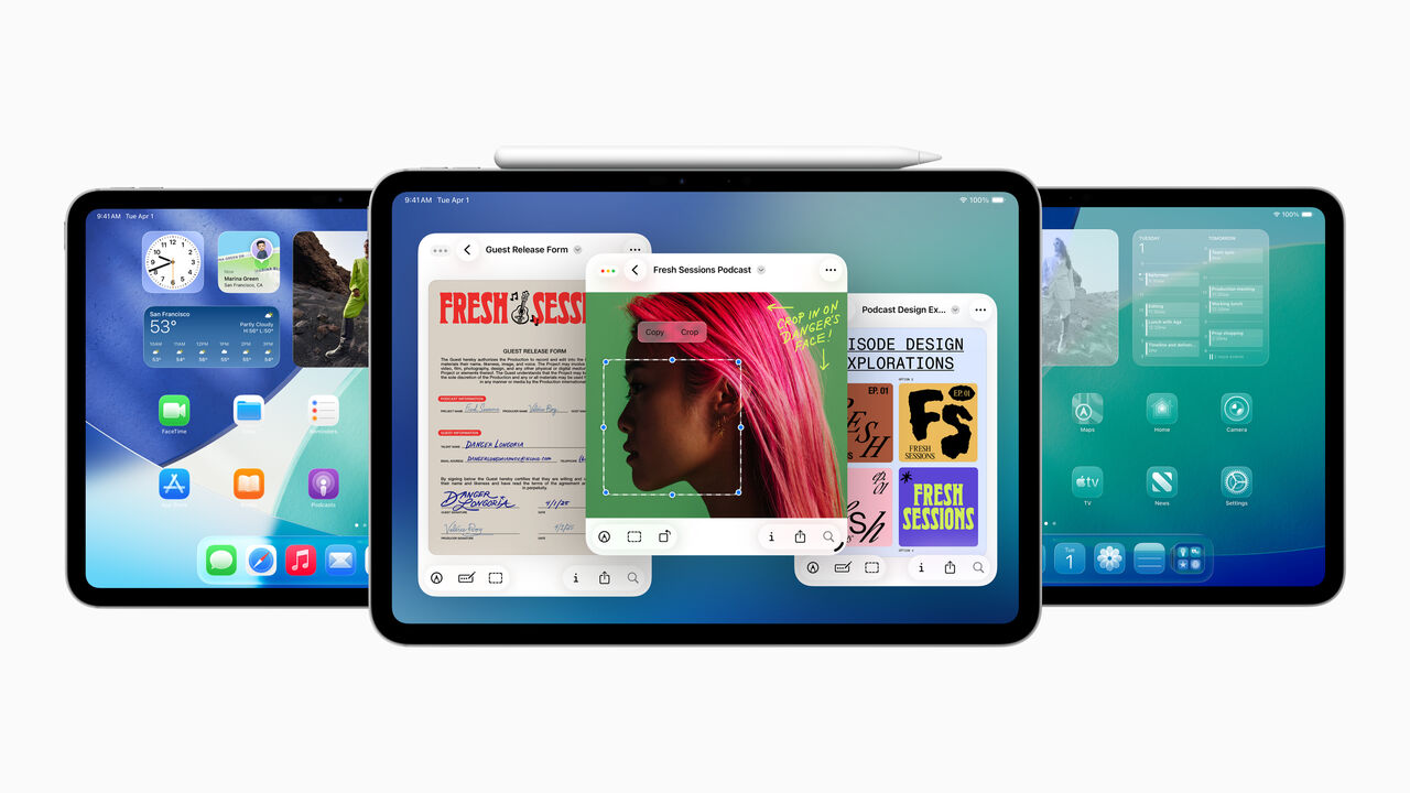 ▲▼      
ipad收購ipadOS 26    。（圖／蘋果提供）