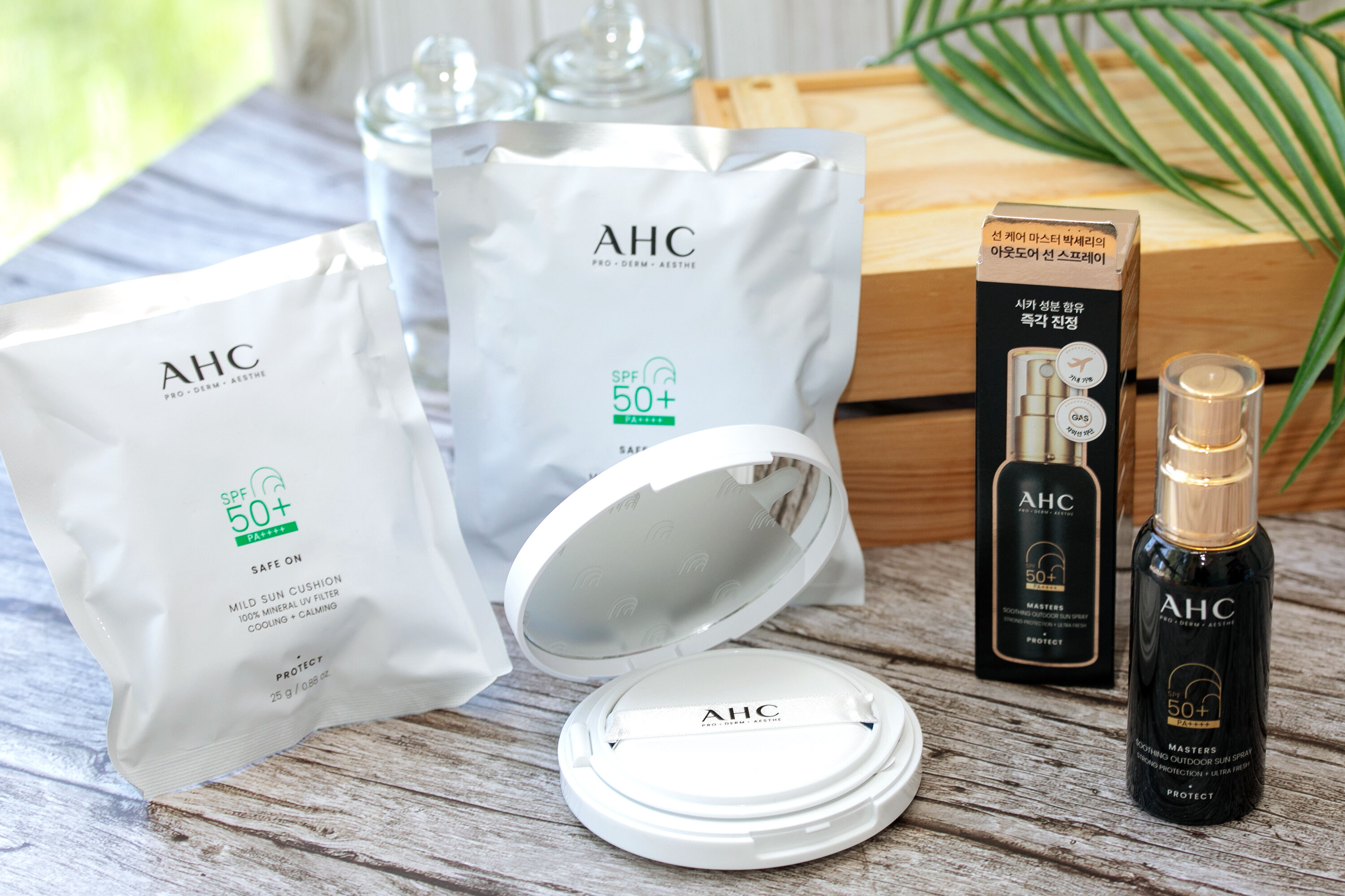 ▲▼AHC保養品系列。（圖／記者周宸亘攝）
