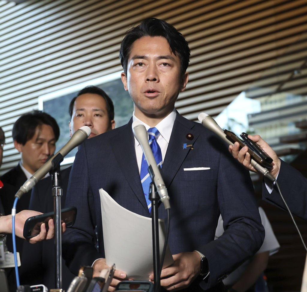 ▲▼日本農林水產大臣小泉進次郎。（圖／達志影像／美聯社）