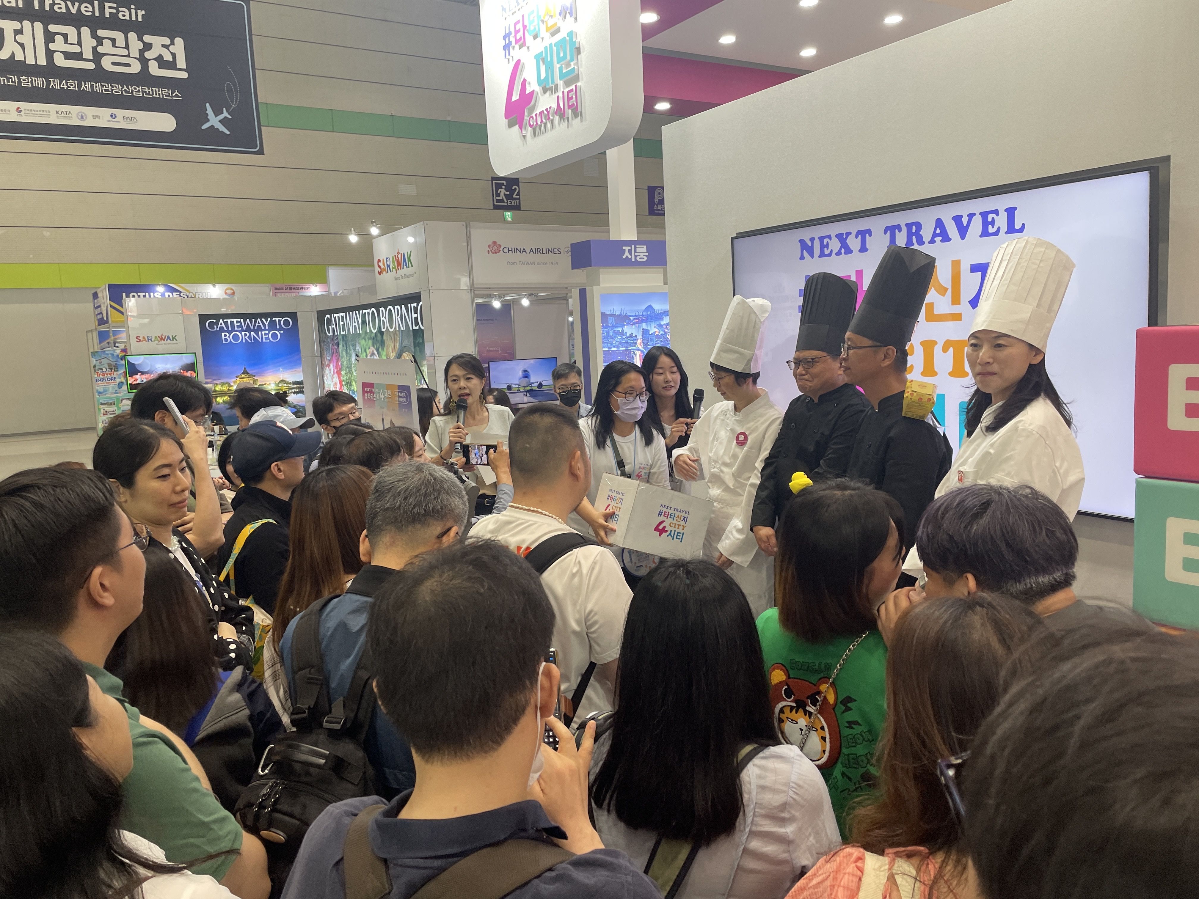 ▲▼桃園市觀光旅遊局,2025首爾國際觀光展,韓國男團CIX。（圖／桃園市政府觀光旅遊局提供）