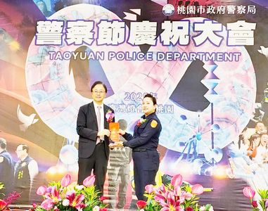 桃市警察節表揚73位警察楷模 張善政謝基層警全力付出